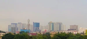 Skyline Kota Medan dan aktivitas UMKM digital di Sumatera Utara