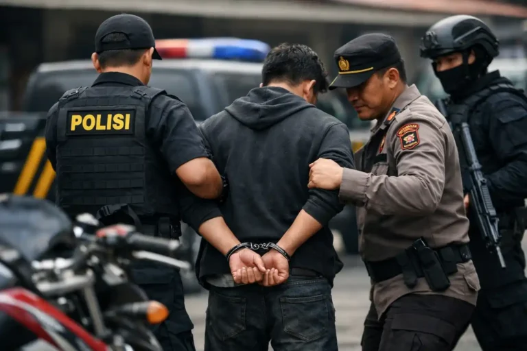pencuri bengkel motor medan ditangkap polisi