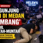 Pengunjung Helen Night Market Medan tumbang dan muntah viral